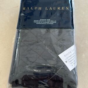 New Ralph Lauren Navy Blue Quilted Sham. $145.